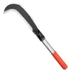 Hoz de Acero al Manganeso con Mango Largo, Cuchillo de Cortar de Doble Filo, Cuchillo Agrícola para Cortar Árboles, Cuchillo de Acero Completo para Despejar Terreno y Cortar Hierba, Cuchillo para Cortar Árboles, Cuchillo para Cortar Arroz