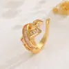 Clip de Hueso de Oreja de Zirconio de Lujo Ligero y de Gama Alta Sin Perforación Estrella y Luna Arco Hoja de Ginkgo Clip de Oreja de Zirconio Sin Perforación Pendientes para Mujer