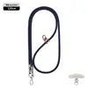 Cordón de Teléfono Móvil de Gama Alta Correa Resistente de 6 mm para Cuello Cruzado Ajustable Exterior Anti-Pérdida Exquisita Cuerda Tejida para Muñeca