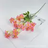 Produto de grande sucesso de vendas internacionais: Flores Artificiais Poplar Óleo Dolly para Painel de Casamento, Arranjos Florais, Exposições de Chão, Decoração de Casa Materiais Florais