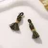 Hilo de Algodón Dopamina Borla Nudo de Maíz Colgante de Borla DIY Bolso Funda de Teléfono Llavero Pulsera Colgante Accesorios