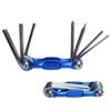 Herramienta de Reparación de Bicicletas Combinación Multifunción Siete en Uno Herramienta de Reparación para Bicicleta de Montaña con Juego Cortacadenas