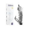 Condón de Diente de Lobo de Cristal Vibratorio Shockwave para Hombres, Engrosado y Alargado, Juguete Sexual para Adultos para Usar