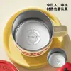 Caneca Energética com Tampa, Copo Portátil para Uso Doméstico, Chá de Flores, Suco de Frutas, Espessada, Antiescaldante, Caneca com Escala, Capacidade Aprofundada, Copo de Café