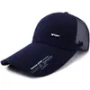 Chapéu Primavera/Verão 2026 Aba Larga Estilo Coreano Tendência Casual Esportivo Boné Masculino Lona Proteção Solar Chapéu de Sol Boné de Baseball Tendência