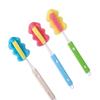 Esponja helado agua Taza cepillo limpieza cocina antiadherente mano esponja cepillo limpieza mango largo taza vacío botella leche cepillo Taza agua cepillo