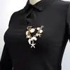 Joyería Transfronteriza Europea y Americana Verano Caracola Estrella de Mar Punto Diamante Perla Broche Ropa Femenina Funcional Género Pin Accesorios