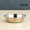 Tigela de Aço Inoxidável para Pet, Tigela Universal de Comida para Gatos e Cachorros, Tigela Grande de Ração para Gatos, Suprimentos para Cachorros, Tigela de Pet Transfronteiriça