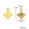 Aço Inoxidável Estrela Explosiva Cravejada de Diamantes Beija-flor Cereja Trevo de Quatro Folhas Pingente Pequeno Materiais para Joias DIY Pulseira Colar Acessórios