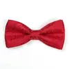 Pajarita Puntiaguda para Hombre Formal Estilo Coreano Puntiaguda Doble Capa Novio Boda Vino Tinto Pajarita Negra para Mujer