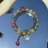 Pulsera Año Nuevo del Dragón 2024 para Mujer Pulsera Imitación Cinabrio Bollo de Dragón Nuevo Estilo Chino Joyería Estilo Chino Año del Dragón