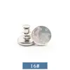 Artefacto ajustador de cintura botón sin clavos 17mm Pantalones de mezclilla cintura Gran Cambio Pequeño desmontable ajustable sin costuras botón de metal