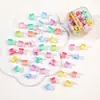 Al por mayor versión coreana de color caramelo dibujos animados clip flor pequeña estrella de cinco puntas pasador de princesa pinza de garra pasador femenino joya en caja