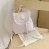 Mochila de lunares nueva, linda, transfronteriza, de dibujos animados, a la moda y versátil, mochila de encaje de gran capacidad, mochila escolar estilo coreano