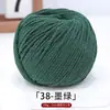 Fio de Algodão Oco para Quatro Estações 2mm Algodão Linho Tricô Manual DIY Chapéu Bolsa Crochê Capa de Copo Fio Redondo Coreano