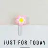 Lindo Flor PVC Caucho Suave Clip de Papel Creativo Dibujos Animados Marcador Broche Estudiante Oficina Papelería Decoración Colorida