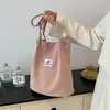 2025 Nuevo Versátil Simple y Elegante Otoño e Invierno Bolsa de Pana Ins Versión Coreana Harajuku Hombro Único Estilo Perezoso