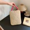Bolsa portátil de color contrastante estilo coreano para laptop de 11 pulgadas, bolsa de almacenamiento tipo funda para iPad de 14 pulgadas para laptop, computadora portátil