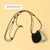 Desgaste minimalista com forma côncava Acessórios de moda Pendurado Pescoço Mini Bolsa Pequena Design Refinado Mini Crescente Bolsa Colar