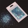 Arte de uñas transfronterizo degradado lentejuelas coloridas polvo brillante slime arena movediza flujo cáñamo inyección manual precio de fábrica