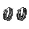Nuevos pendientes Zorro Negro Weihua para mujer, nicho, lujo ligero, personalidad negra, pendientes de aro, exquisitos, modernos, a la moda, para combinar