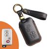 Funda de llave retro para Toyota Old Cool Road Ze Prado Camry, funda protectora de cuero para llave de coche con hebilla