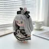Conjunto de atuendo de muñeca Labubu barbería vintage, compatible con muñecas Labubu de 1ª, 2ª y 3ª generación, incluye una falda con tirantes como atuendo de repuesto