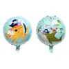 Nuevo modelo de aluminio de barco pirata globo barco pirata forma de calavera globo decoración para fiesta de Halloween