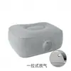 Reposapiés Inflable de Viaje Portátil Plegable Tipo Presión Reposapiés para Asiento de Pasajero de Coche Artefacto para Dormir en la Oficina
