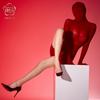 Medias de Seda Brillantes Sexy y Sexy Cubierta de Cremallera Superior Ropa Corporal Coser Hombres y Mujeres Tentación Perspectiva Entrepierna Abierta con Juego de Cinco Dedos