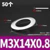 Arandela Acero Inoxidable 304 Arandela Plana Grande Redonda Engrosada Metal Tornillo Mesón M2M3M4M5-M30