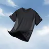 Camiseta de Manga Corta para Hombre, Verano Moderna Holgada Talla Grande Secado Rápido Transpirable Ropa de Malla de Media Manga Camiseta Deportiva Estilo Nuevo