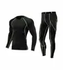 Conjunto de treino de secagem rápida para esportes ao ar livre transfronteiriço, conjunto respirável para corrida e fitness, roupa de compressão 3D respirável e que absorve o suor de alta elasticidade