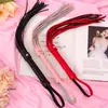 Látigo de Cuero Sm Accesorios para Esclavos Hombres y Mujeres Juguete para Adultos Látigo Accesorios Sexuales Cuero Adulto Entrenamiento Sm y Azotes