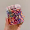 Lindo Set de Gomas para el Cabello para Niños que No Dañan el Cabello, Bandas Elásticas de Alta Elasticidad para Niñas y Bebés, Cuerdas Pequeñas para el Cabello del Tamaño de un Pulgar