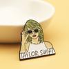 Taylor swlft broche taylor swift crachá de metal música pop cantor cartoon pin