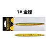 Plancha de hierro costera larga 10g-100g meneo lento lance largo pesca en mar con ojos pez plomo 10 colores papel de color láser bolsa de PVC