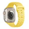 Correa de Silicona de Tres Perlas de un Solo Color Adecuada para Apple Watch 9 10 11 iWatch Ultra Pulsera de Color Sólido de Tres Perlas