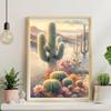 Novo comércio exterior 5D planta de pintura de diamante cacto diy ponto cruz diamante pintura decorativa pintura mosaico fabricantes