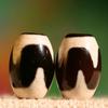 Pequenas contas redondas de dente de tigre com contas podem ser distribuídas em nome da troca de Xizang Taiwan para padrão desgastado de artesanato puro