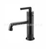 Kaiping Youjia Grifo de Lavabo de un Agujero Grifo para Lavabo Cobre Gris Pizarra Cepillado Lavabo Bajo Encimera 31073