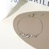 Nuevo Estilo de Verano de Douyin Exquisito y Versátil Pequeño Fresco Pulsera de Circonita Personalizada Lujo Ligero Joyería de Mano de Alta Gama