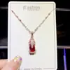 Collar Transportador Lucky Pixiu para Mujer ins No se Desvanece Lujo Ligero Moda Celebridad de Internet Cadena para Clavícula Chapado en Oro Real Cadena Corta para el Cuello