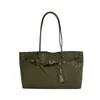 Bolso Tote Tejido de Moda Estilo Coreano de Alta Gama para Mujer 2026 Nuevo Versátil Gran Capacidad para Viajes Diarios Bolso de Hombro Único