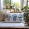 Funda de Almohada para Florero Jit Fresh Ins Transfronteriza Funda de Cojín Simple para Sofá Mesita de Noche Cojín de Oficina Funda de Cojín Lumbar