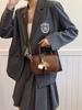 Bolso Pequeño Retro para Mujer, Versátil para Otoño e Invierno 2026 Nuevo Bolso de Hombro Cruzado de Moda, Bolso de Mano para el Trabajo, Bolso Cuadrado Pequeño