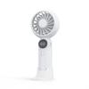 Nuevo Mini Ventilador de Mano Recargable de Larga Duración de Batería USB Mini Ventilador de Alta Velocidad Viento Fuerte Pantalla Digital Regalo Transfronterizo