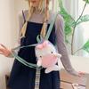 Mochila de peluche de dibujos animados otoño e invierno nueva niña corazón niña suave bolso de hombro moda almacenamiento mochila pequeña al por mayor