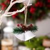 Novas Decorações de Natal da Zicheng Pingente Criativo de Sino Vermelho Pequeno Decoração de Casa Pingente de Árvore de Sino Dourado