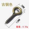 Suministro directo de fabricantes Spot colgante de clavo de esquina de oveja perlada material terminado tornillo accesorios para joyería hecha a mano DIY
